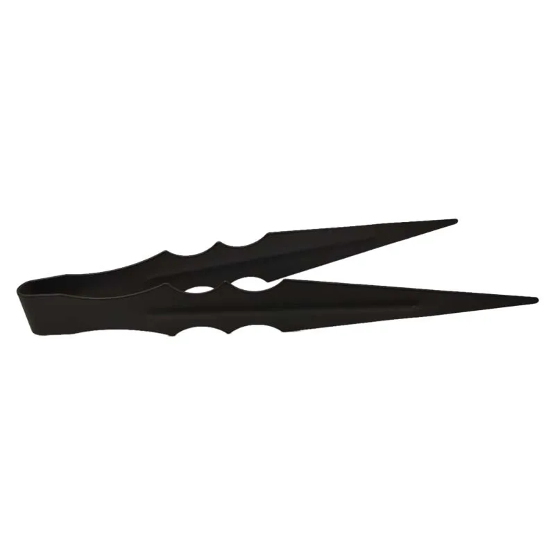 Black Frosted Lacquer Shisha Hookah Tongs Tweezers Clamp Charcoal Accessories Gadget Carbon Clip Gadget for Coal Tweezers