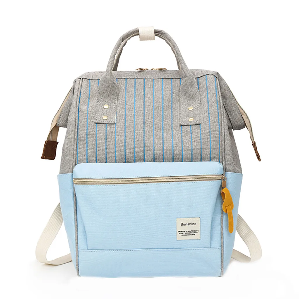 Сумка для мам, USB нагреватель, Оксфорд, сумка для коляски, многофункциональный рюкзак для беременных, водонепроницаемый, для беременных, сумка для подгузников, Микки