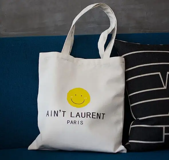 100 шт./лот настроены с собственным логотип Сумочка складная Многоразовые Хозяйственные сумки Материал состав эко-сумка