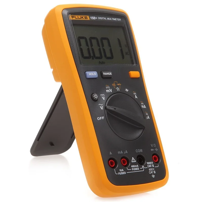 FLUKE 15B+ F15B+ Auto Range Digital Multimeter Tester DMM with TL75 test leads high precision multifunction multimeter 3
