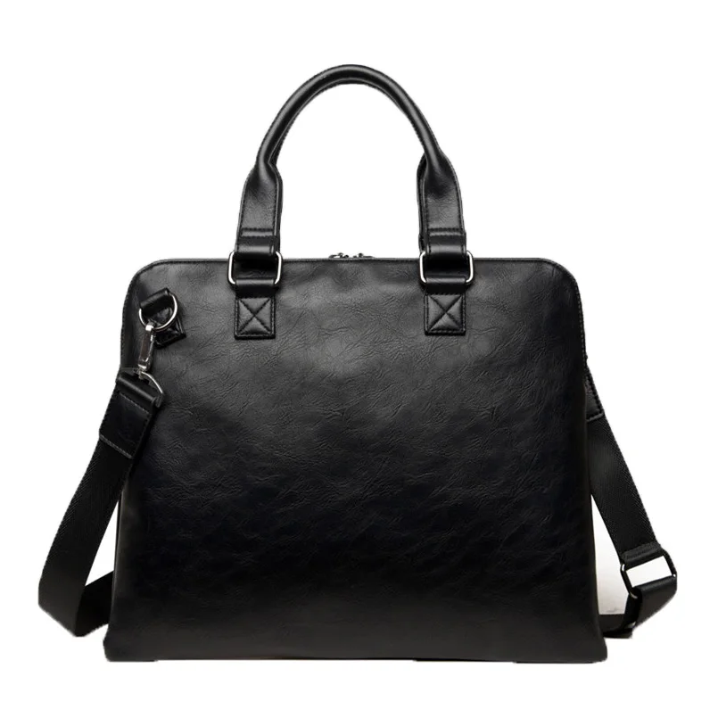  VORMOR Brand Men bag Casual men's briefcase 14 inch laptop Handbag shoulder bag PU leather men's of - 32713331944