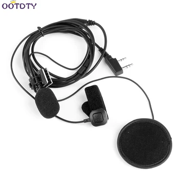 

Full Face Helmet Bike Motorcycle Two Way Raido Earphone Microphone For Baofeng
