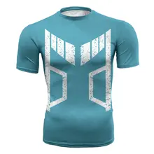 3D принт мой герой колледж спортивные колготки Мужская рубашка для бега Мужская футболка компрессионные рубашки спортивная футболка Фитнес Спортивная рубашка для мужчин