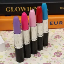 50 Шт./лот Милые Канцелярские Цвет Шариковая Ручка Моделирование Моделирование Помады Ручки Школа Офис Написание Шариковая Ручка