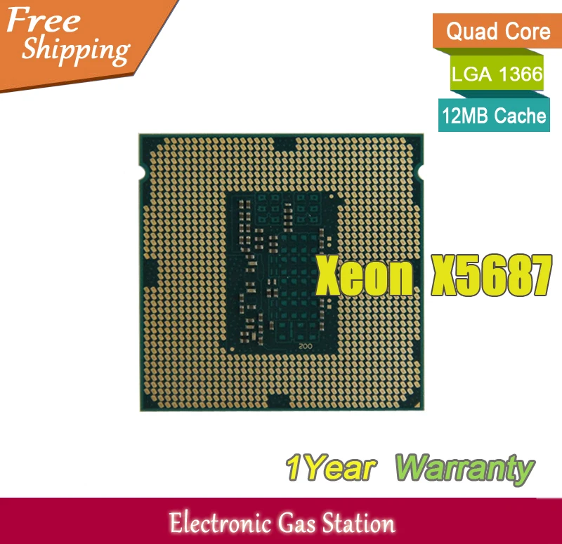 Original Processor Intel Xeon X5687 Quad Core 3.6GHz LGA 1366 TDP 130W ...