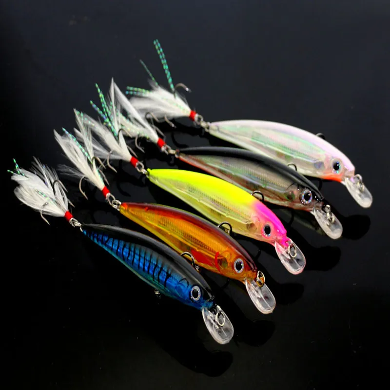 10pcs/lot The Electricity Supplier Must Outdoor Fishing Supplies Artifact  11.01cm Export Boutique Lures Minnow Bionic Bait - Fishing Lures -  AliExpress