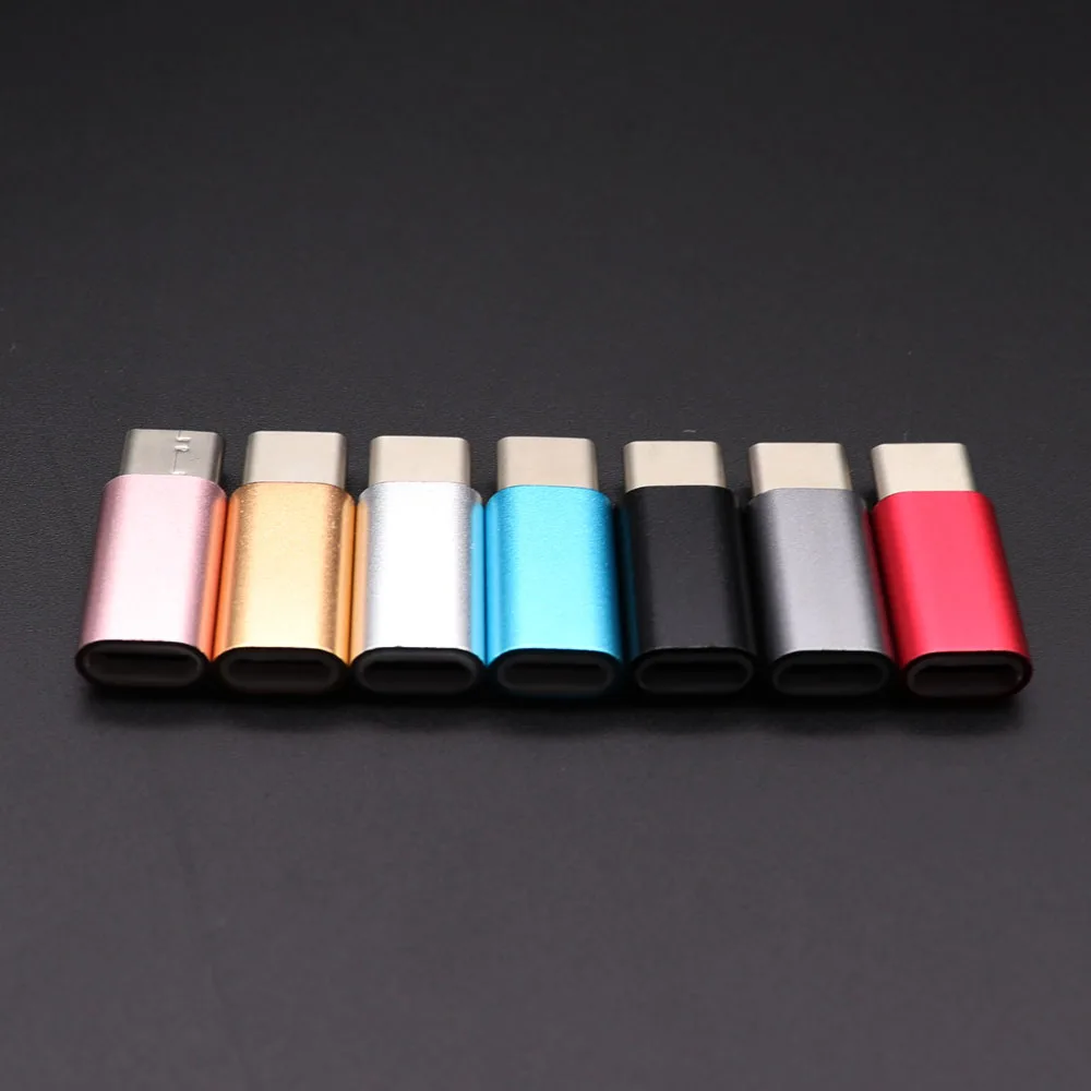 

50pcs Type-C to Micro USB Adapter for Xiaomi mi a1 5x A2 8 for Huawei Honor 9 8 V9 for Samsung S8 S9 Plus Type C USBC Cable
