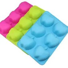 Добавить жесткий силиконовый торт плесень утолщение яблоко торт плесень 6 даже яблоко торт плесень 6 с тортом