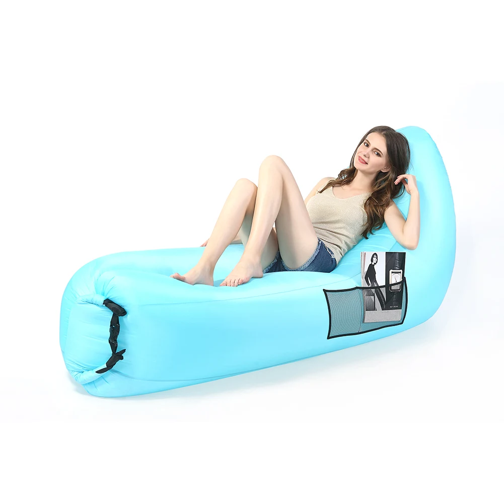 

Inflatable Air Bean Bag Chair Waterproof Dacron Beanbag Recliner Home Sleeping Rest Sofa DM-19ING