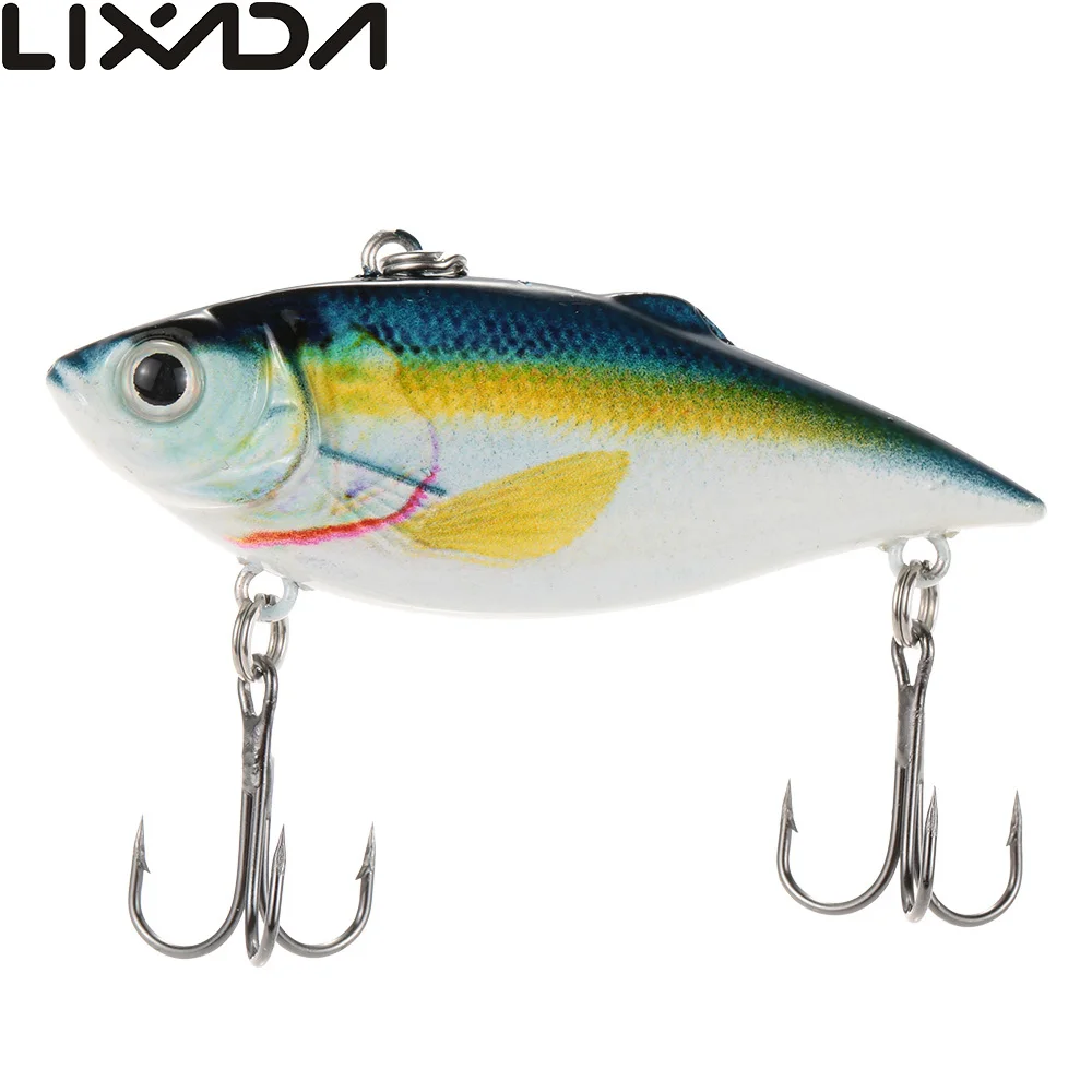 Lixada 63mm 9g Lifelike Crank Fishing Lure Hard Bait Hooks Fishing