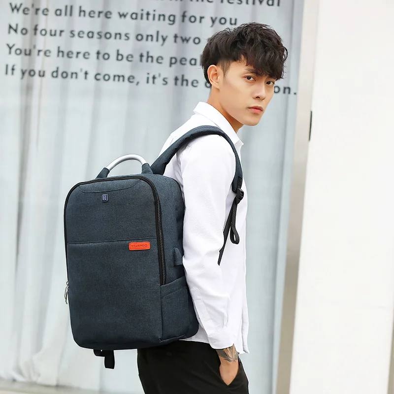 

JIULINNew men's business backpack outdoor leisure intelligent USB rechargeable backpack multifunctional waterproof bag