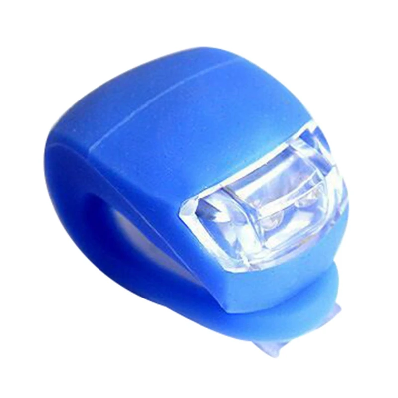

Bicycle Front Light Silicone LED Head Front Rear Wheel Bike Light Waterproof Cycling With Battery Bicycle Accessories Bike Lamp