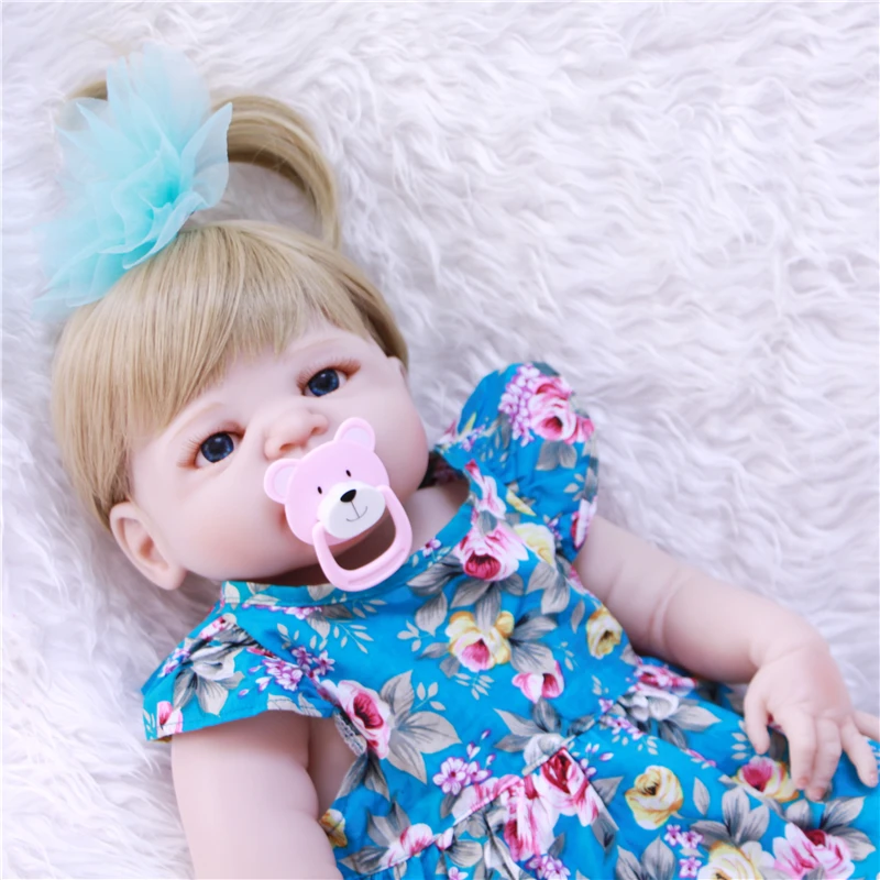 

DollMai reborn girl dolls 23" full silicone reborn baby dolls soft BJD babies alive doll bebes reborn menina bonecas juguetes