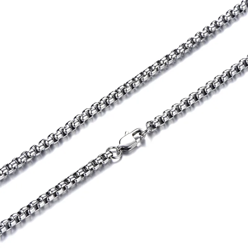 box chain necklace d
