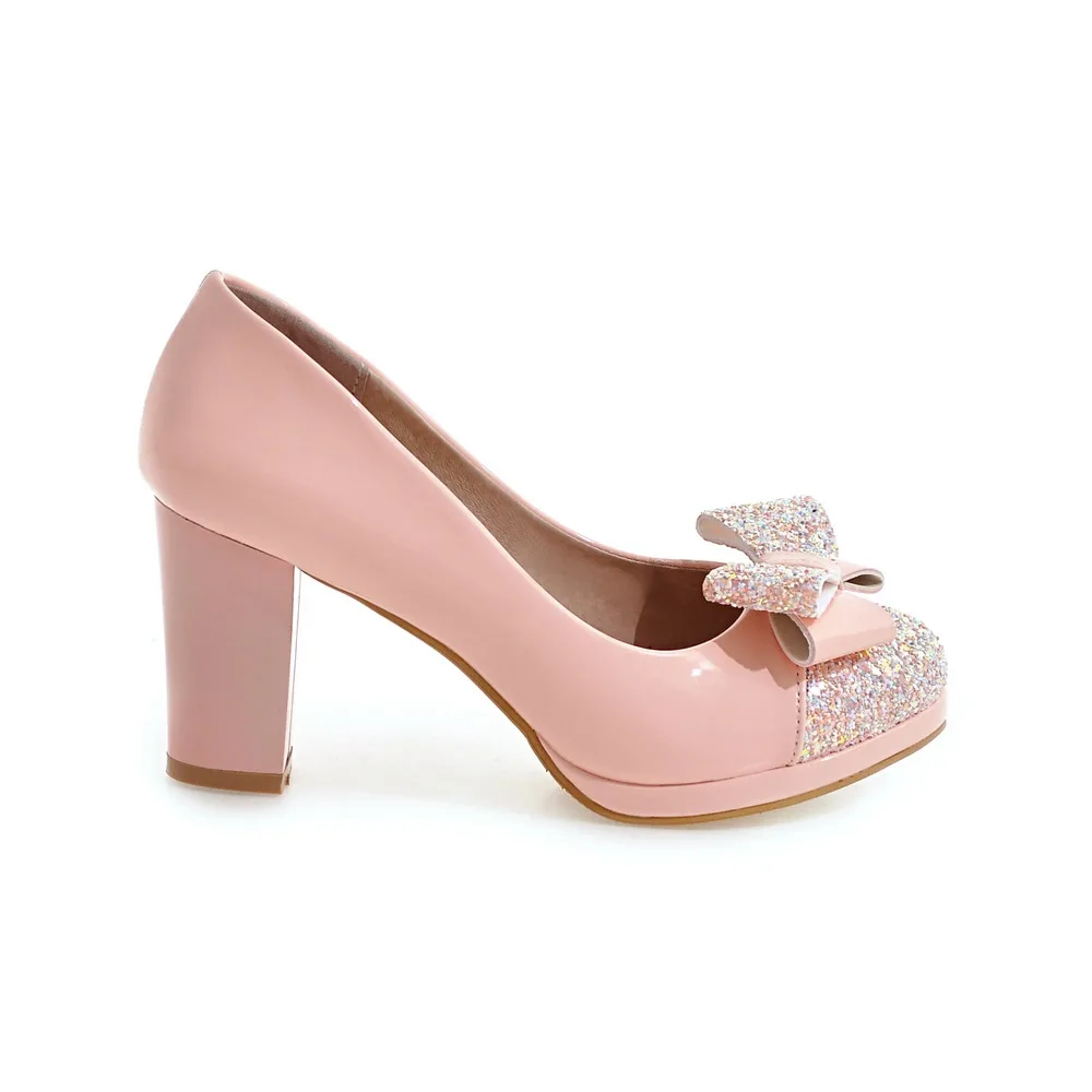Pompes Sur Grande Épais 34 Casual Femme Élégant rose noir Glissement Chaussures Taille Nouveaux Sexy Femmes Des Talons 43 Beige Hauts qwvSOnI4