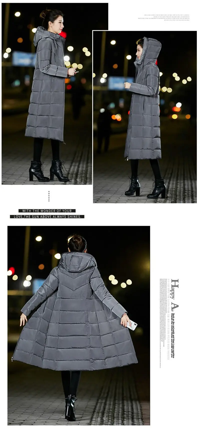 Размера плюс зимняя женская куртка с капюшоном, заниженный ватный пуховик, женские парки, куртки с хлопковой подкладкой, толстое Женское зимнее пальто A1129