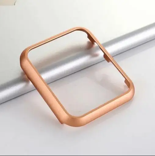 Блестящий жесткий защитный чехол-бампер для Apple Watch case Series 5 4 3 2 1 38 мм 42 мм 40 мм 44 мм