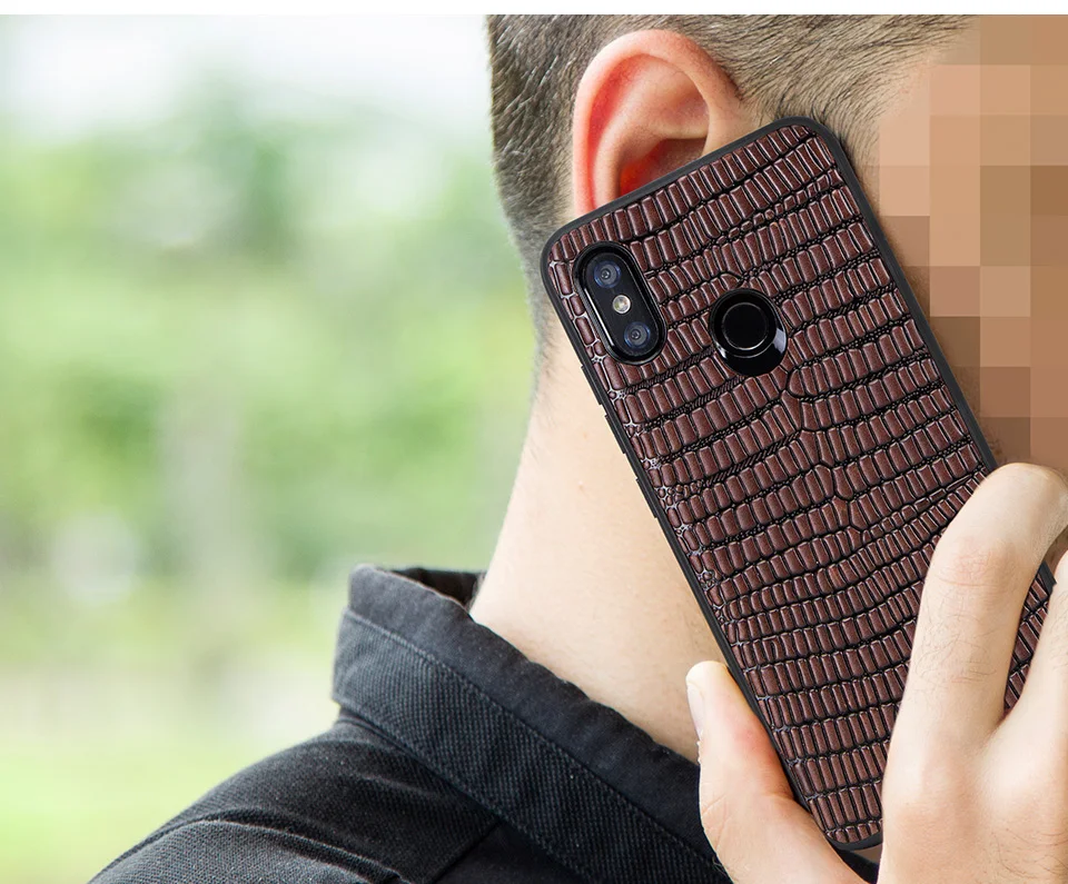 xiaomi leather case design Chính Hãng Cho Xiao Mi Mi 8 Ốp Điện Thoại Cho Xiao Mi 8 Mi 8 Ốp Lưng Cao Cấp Siêu Mỏng Bìa Cứng da rắn Hoa Văn bảo vệ xiaomi leather case case