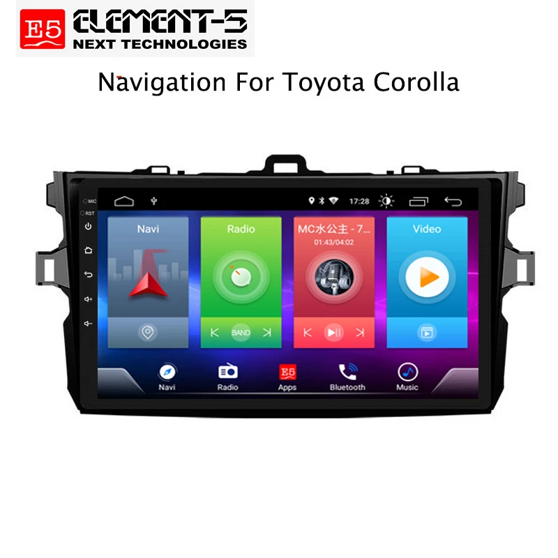 Clearance Car Android 8.1 Multimedia Player for TOYOTA Corolla 2007-2011 GPS Navigation Device bluetooth steering wheel control support 0