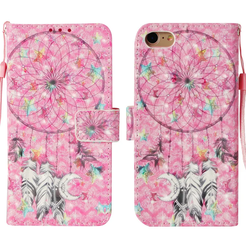 Чехол Wekays для Iphone X с милым мультяшным единорогом, 3D кожаный чехол, брендовый чехол для Apple Iphone 6, 6S Plus, 6 plus, 7, 8 Plus, чехол s