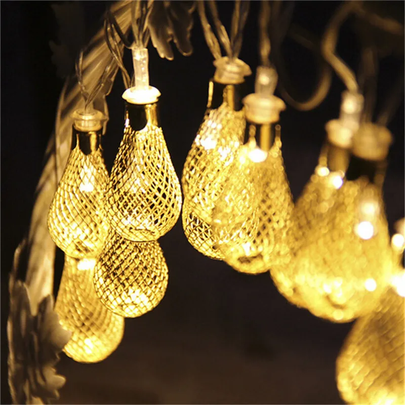 moroccan style string lights