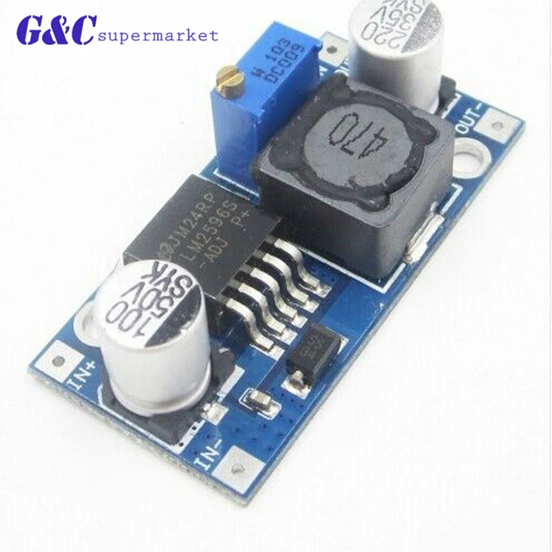 

1PCS High Quality 3A Adjustable DCDC LM2596 LM2596S input 4V-35V Output 1.23V-30V dc-dc Step-down Power Supply Regulator module