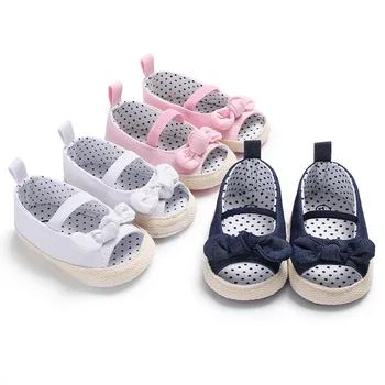 

Newborn girl soft bottom shoes canvas baby shoes toddler shoes