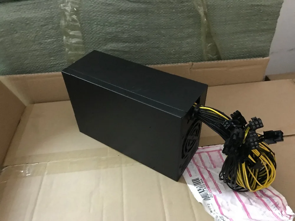 Спот! S7 S9 L3 + 12V 2000W PSU 6 шт BTC Шахтерская машина сервер майнинговая плата источник