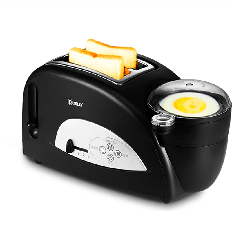 

Household Toaster 2 Slice Electric Bread Toaster with Free Shipping Baking Heating Boiled Egg Multi-function Breakfast Machine