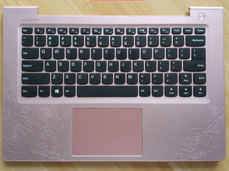 pink Для lenovo IdeaPad 310S-14ISK клавиатура подставка рамка Верхняя Крышка корпуса с тачпадом - Цвет: pink
