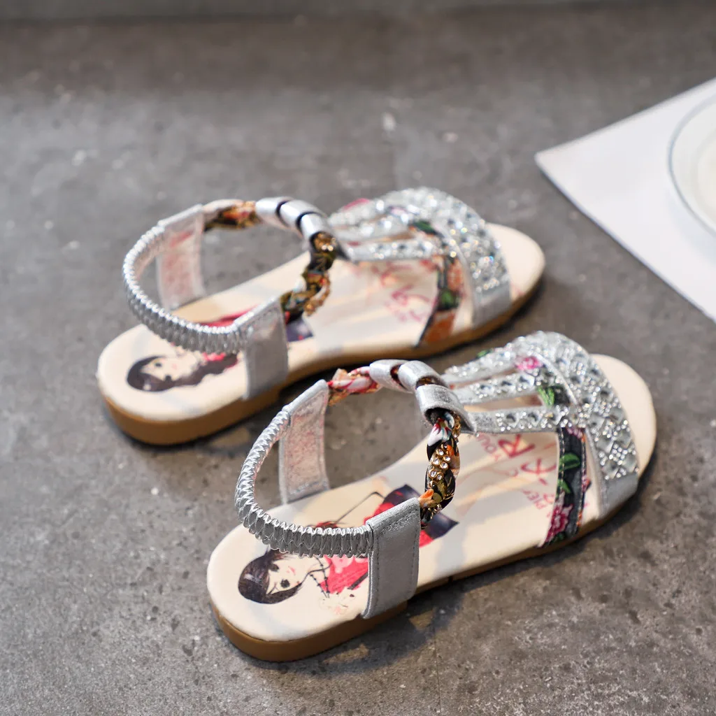 MUQGEW/ г. Новые римские вечерние сандалии для девочек; модная детская обувь в римском стиле; Летние повседневные сандалии для девочек; обувь melissa