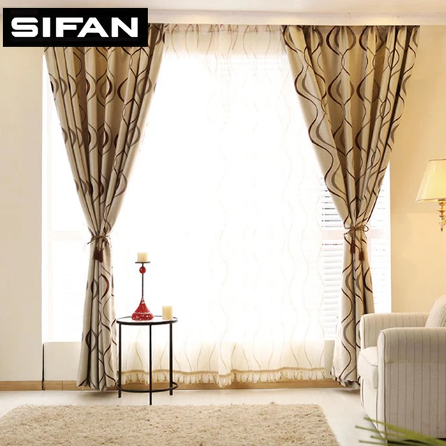 New Wave Stripe Geometric Blackout Curtains For The Bedroom Windows New Wave Stripe Geometric Blackout Curtains For The Bedroom Windows Living Room Modern