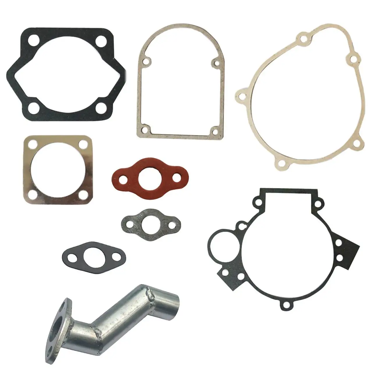 Комплект прокладок и впускной коллектор для 49cc 66cc 80cc 2 тактный мопед