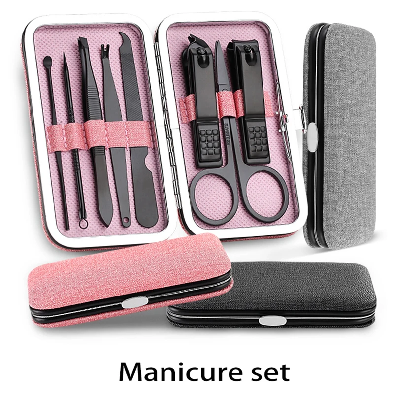 

3-Piece Set High Quality Stainless Steel Nail Clip Non-slip handle Toenail Pliers Manicure Set