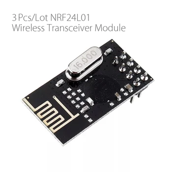 

3pcs/lot NRF24L01 Wireless Transceiver Module for Microcontroll Smart Home 3.3V 2.4GHz