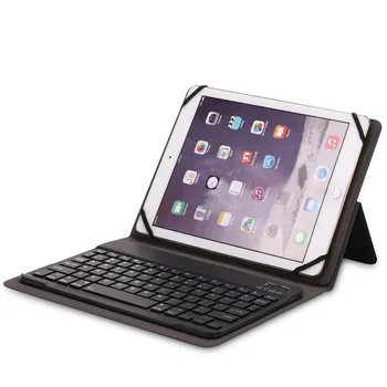 

Kemile Wireless For New ipad 2018 Bluetooth 3.0 Aluminum Alloy Keyboard Leather Case for Apple iPad 4 2 3 For iPad pro 9.7 Air 2