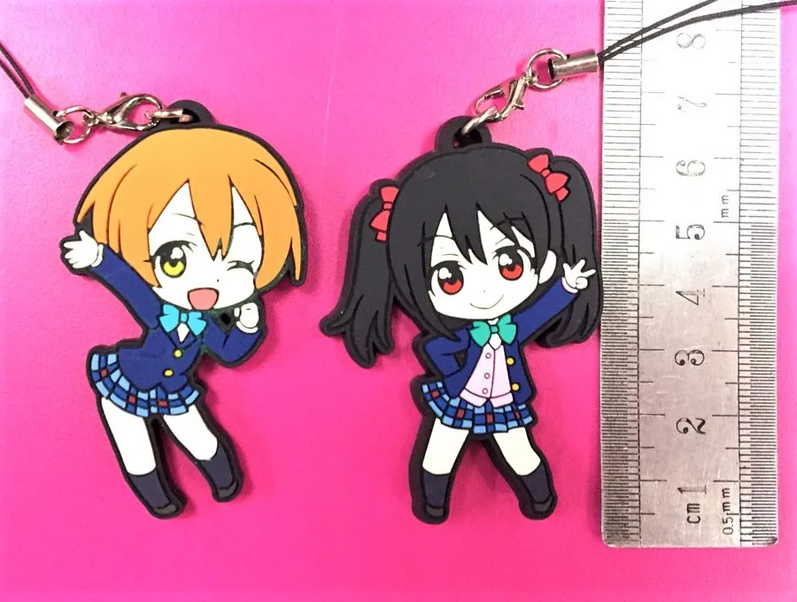 G521 Love Live Nico Original Japanese anime figure rubber Silicone sweet smell mobile phone charms keychain strap
