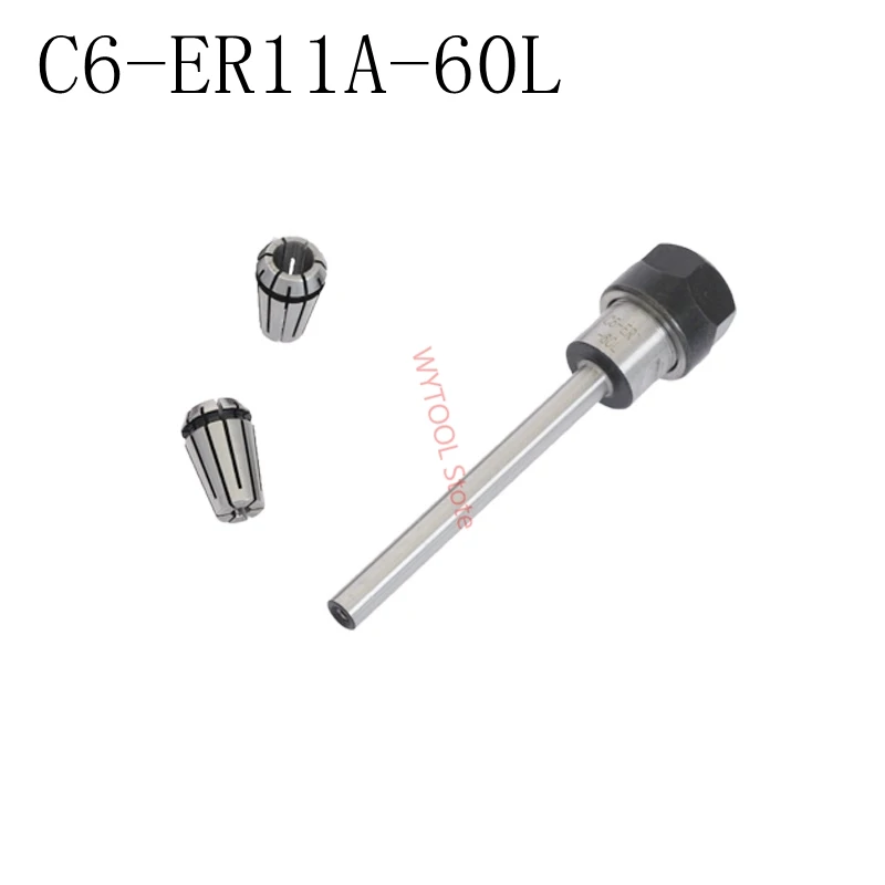 

1 set of C6-ER11 60L 100L chuck holder extension rod / rod straight shank with chuck, ER11 7PCS for CNC milling