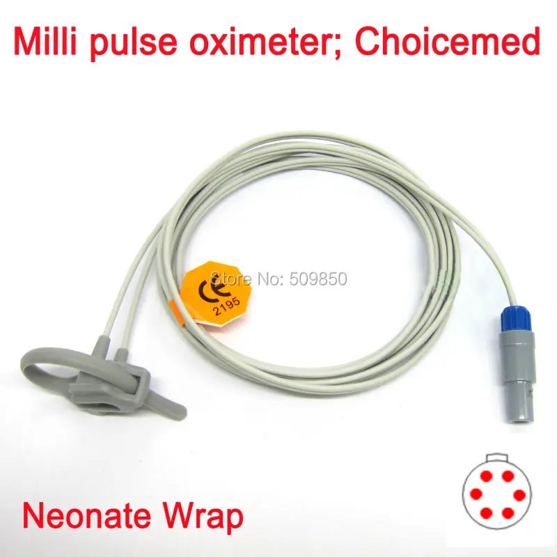 Compatible Milli pulse oximeter/ Choicemed lemo 6pin single slot