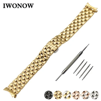 

Stainless Steel Watch Band 22mm for LG G Watch W100 / W110 / Urbane W150 Curved End Strap Butterfly Buckle Wrist Belt Bracelet