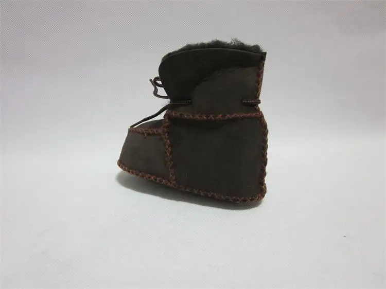 Мэгги Уокер малыш Обувь шерсть Мех животных теплые Zapatos Bebes новорожденных Обувь для мальчиков Обувь для девочек мягкая подошва Обувь для малышей для 0- 18 месяцев