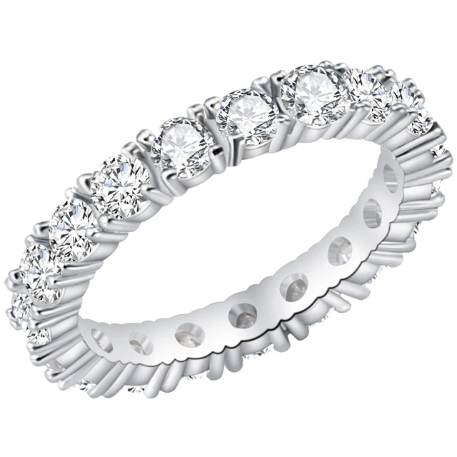 Nuovo Modo di Colore Argento Anelli di Zircon Per Le Donne di Alta Qualità Delle Nuovo Modo di Colore Argento Anelli di Zircon Per Le Donne di Alta Qualità Delle