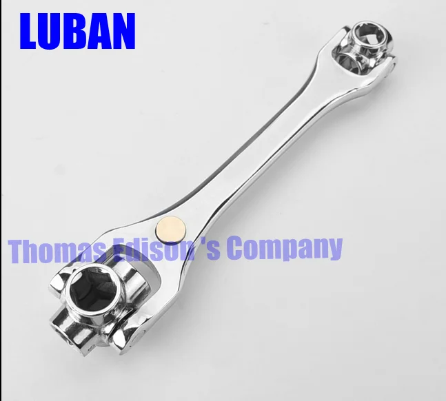 

Universal socket wrench 8 in 1 hex key multifunctional hex wrench 12-19mm 12mm 13mm 14mm 15mm 16mm 17mm 18mm 19mm