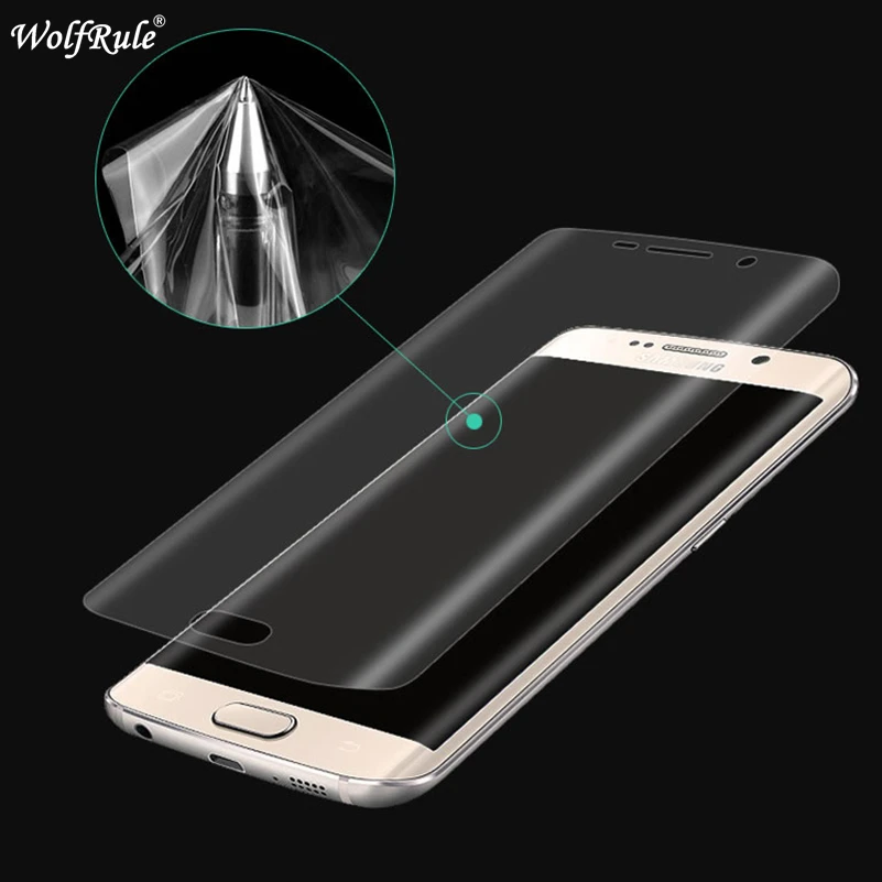 2 шт Полное покрытие экрана Защитная пленка для Samsung Galaxy A7 2016 мягкая TPU Анти
