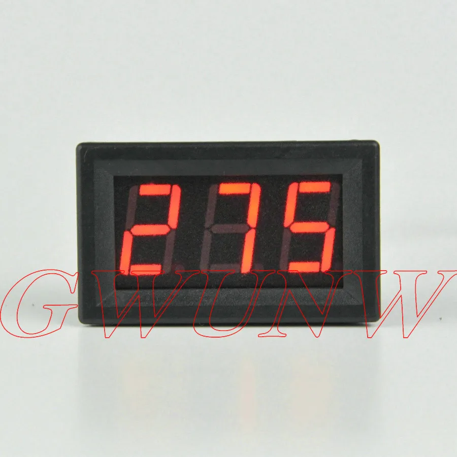 GWUNW BY356A 0-300A(300A) Внешний шунт 3 Бит 0 56 дюймовый светодиодный цифровой амперметр