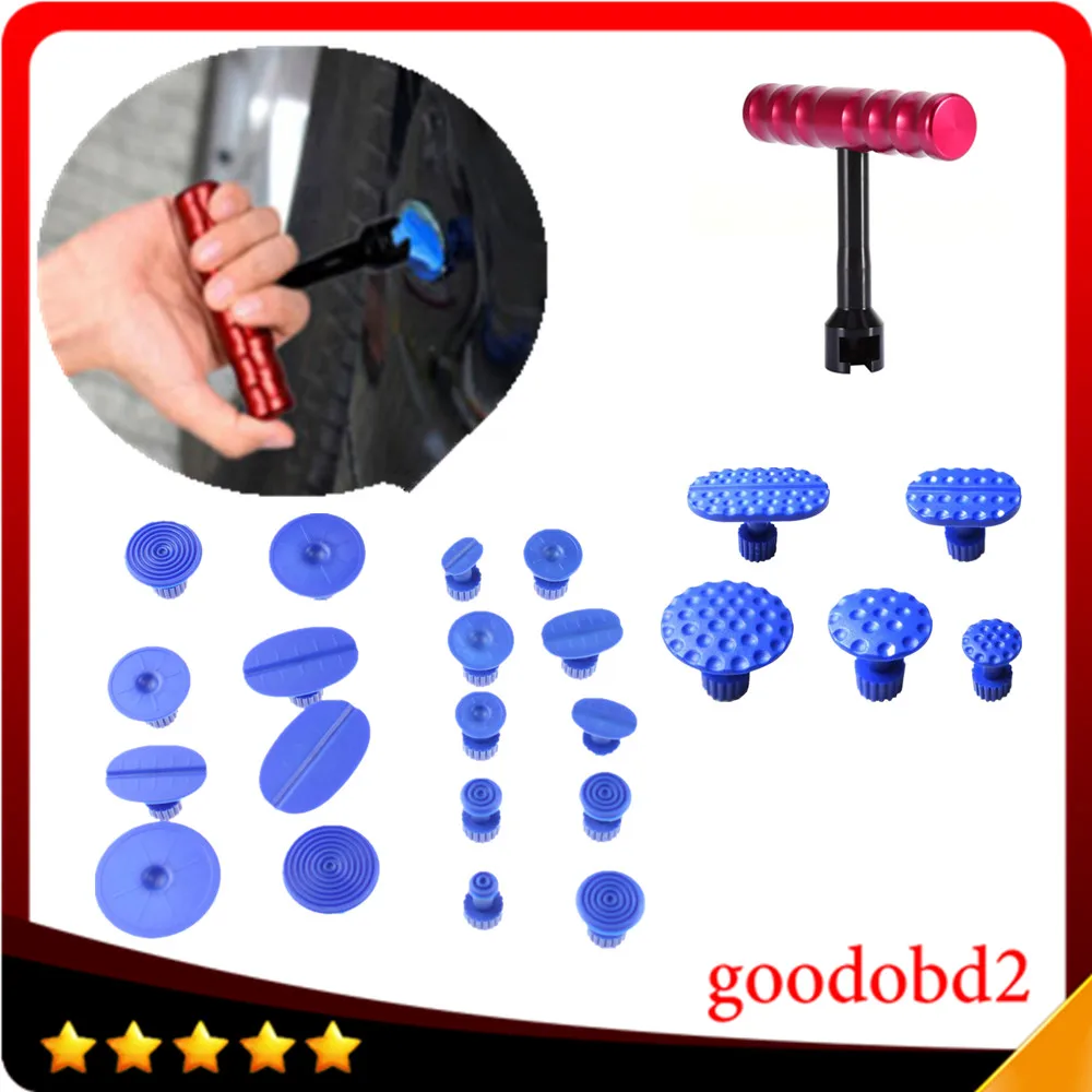 

23pc/set PDR Paintless Dent Repair Tools Dent Removal Dent Puller Tabs Professional Car Dent Tabs suit for T-bar and slide tools
