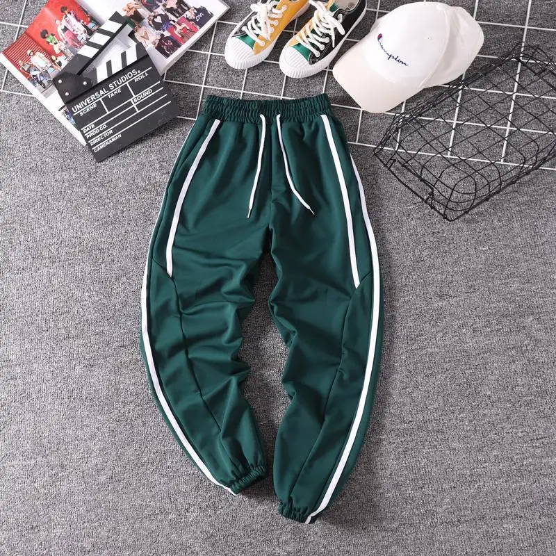 

Women Jogger Pants 2019 New Arrival Spring And Autumn Black White Red Purple Green Female Pants Student Teenager Girls