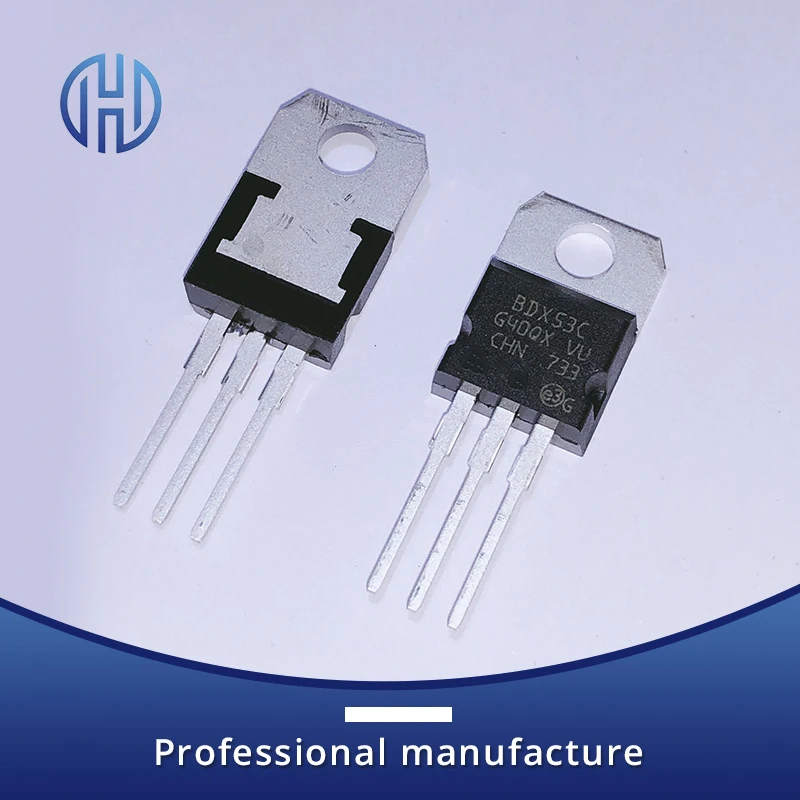 10 pcs / lot BDX53C PARA-220 Silicon NPN Power Transistors | Электроника