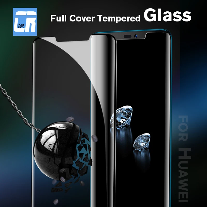 

9H Full Cover Tempered Glass for Huawei Mate 20X 10 Pro Lite Y9 2019 2018 Screen Protector for Huawei Honor 10 V10 8X 8C Film