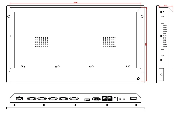 Komputer, Mount Cpu, Rack Hmi, 3